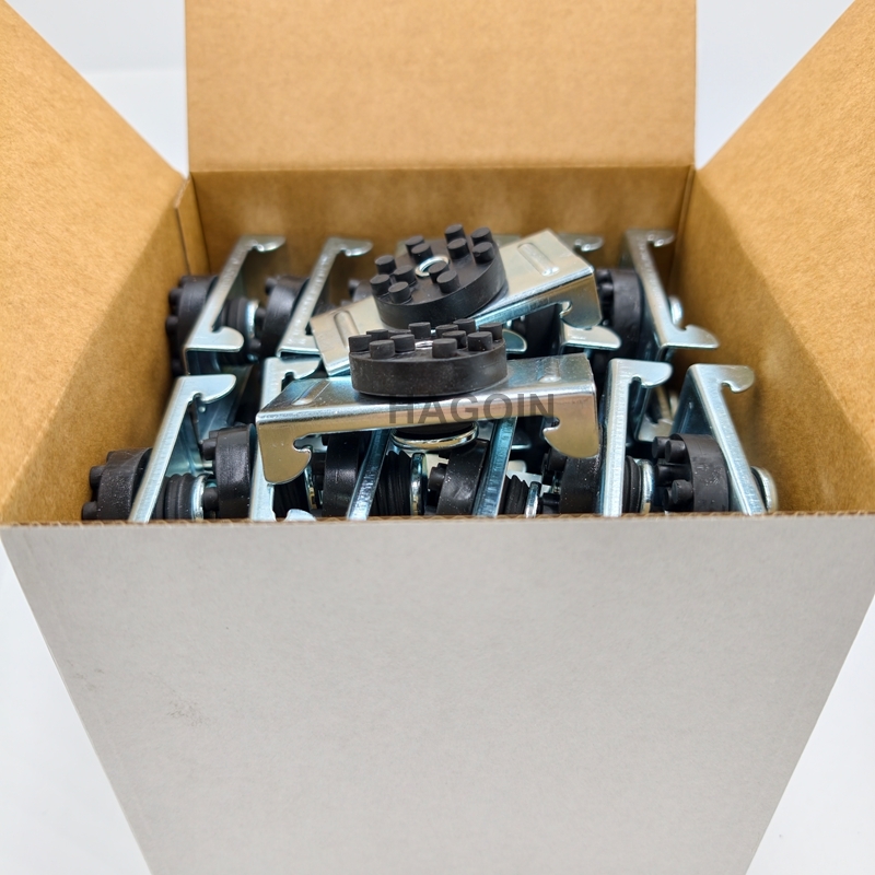 Galvanized RSIC-1 Resilient Sound Isolation Clips Fireproof  Mounting  Isolation Clips For Drywall