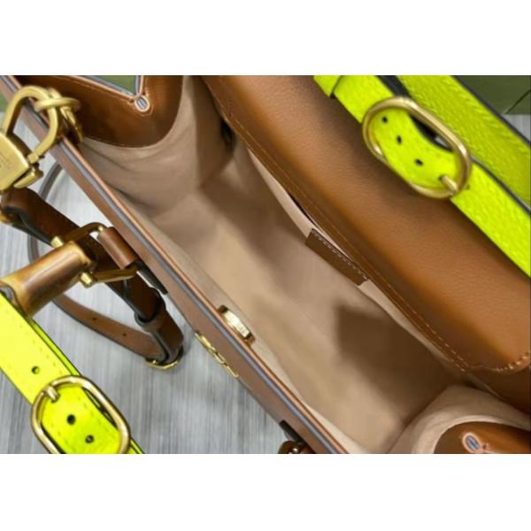 DIANA 27cm Length Bamboo Tote Bag Elegant Temperament Cross Body