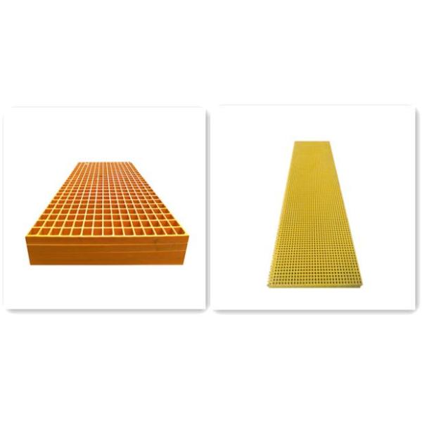 Желтая анти- корозия усилила пластиковую решетку Fibergrate