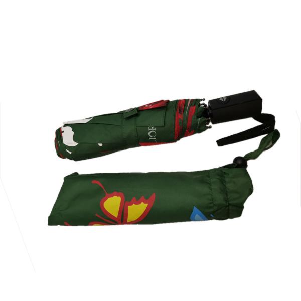 Color Changing Foldable Auto Close Umbrella Red With Nice Design And Rubber Handle