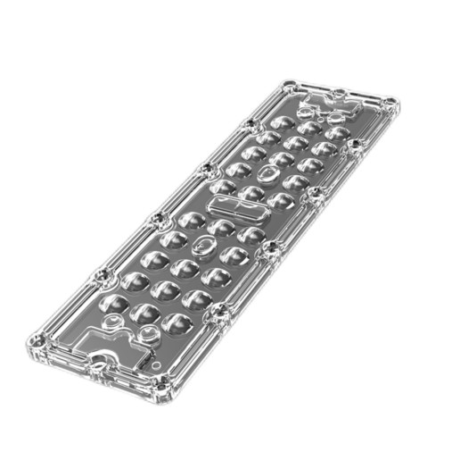 Вертикальный объектив уличного фонаря 60W, несимметричные Multi объективы модуля