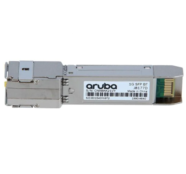 J8177D, Aruba 1G SFP Transceiver, RJ45, 100m, Cat5e