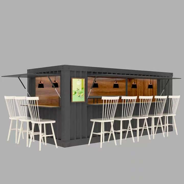 Гальванизированная стальная Prefab кофейня контейнера для перевозок портативной машинки дома 20ft контейнера
