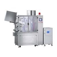 Máquina de selagem de enchimento do tubo plástico automático para o creme cosmético macio do dentífrico
