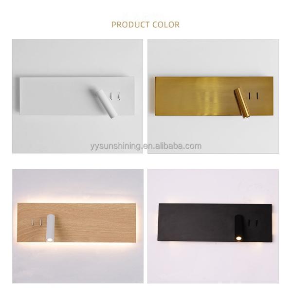 Corridor Stair LED Wall Bracket Light with Backlight and Spotlight Tube