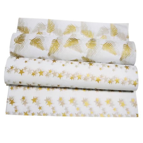 Складчивая подарок на день рождения упаковочная бумага Золотая печать для одежды обувь