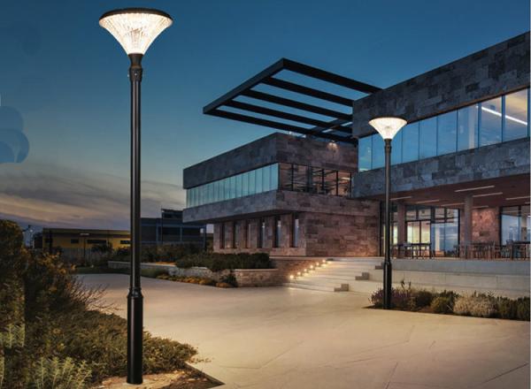 Outdoor Solar Street Lamp LED Home Yard Lamp Villa Lawn Lamp Waterproof With High Pole