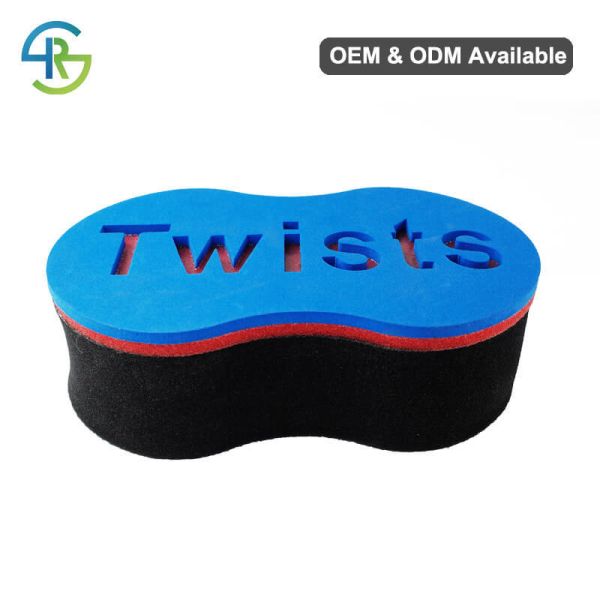 Single Sided African Hair Sponge 15mm Hole Blue Afro Sponge Twist
