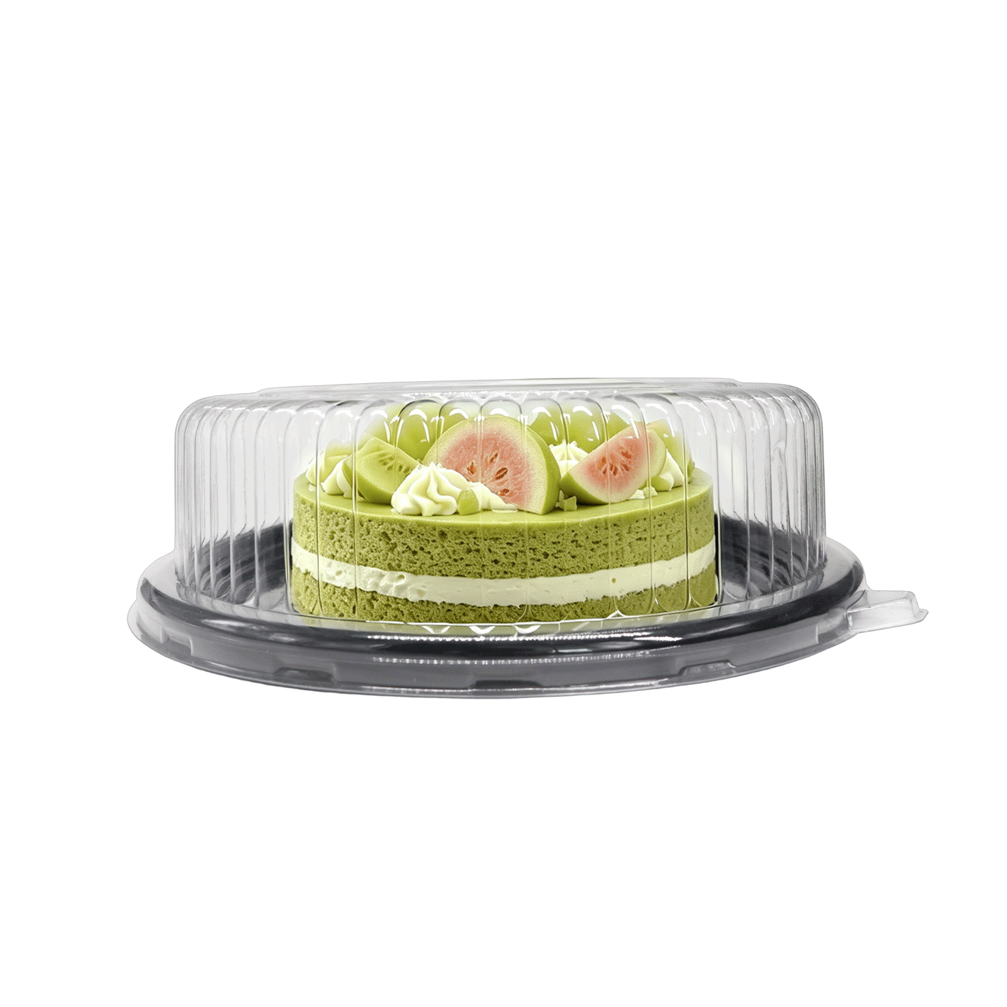 Wholesale disposable round 10 inch PET transparent mousse cake box