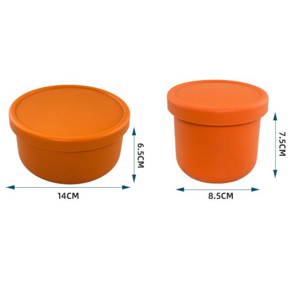 Силиконовая коробка с бэнто для детей малыши Силиконовая коробка с обедом для пищевых продуктов