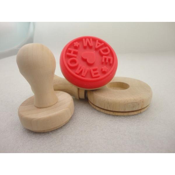 Tarjetas de sello de madera de goma de oficina para hacer libros de recortes