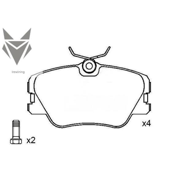 Las placas de freno automático MERCEDES BENZ Limousine Estate Coupé Convertible Clase E 0004209920