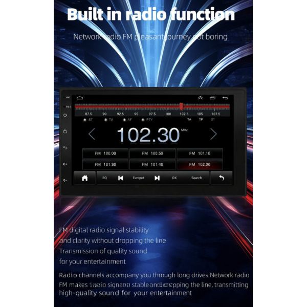 10 Inch Universal Car Radio Supports Carplay Android Auto Built In Fm