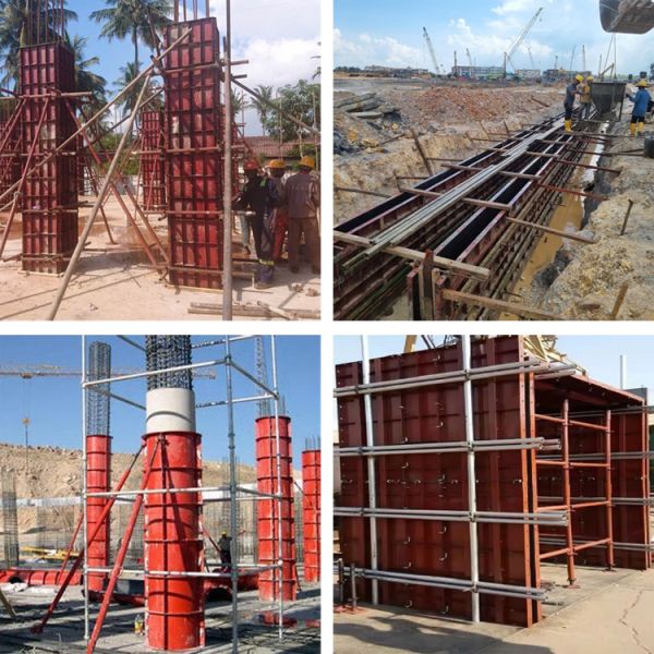Q235 Steel Formwork System for Concrete Construction - Reusable and Customizable Height