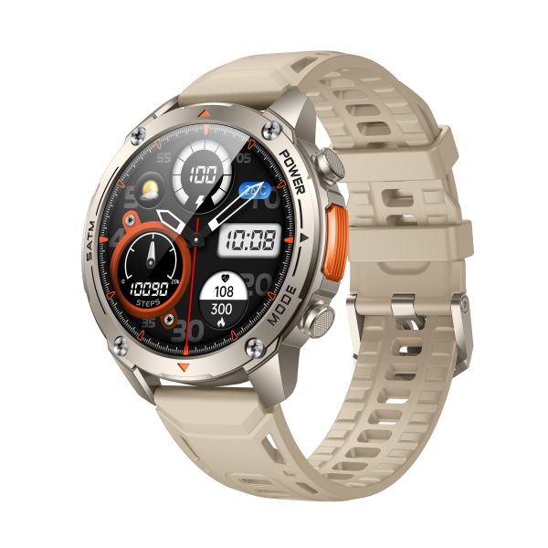 KW300 GPS Sport Smartwatch with AMOLED Display 5ATM Waterproof