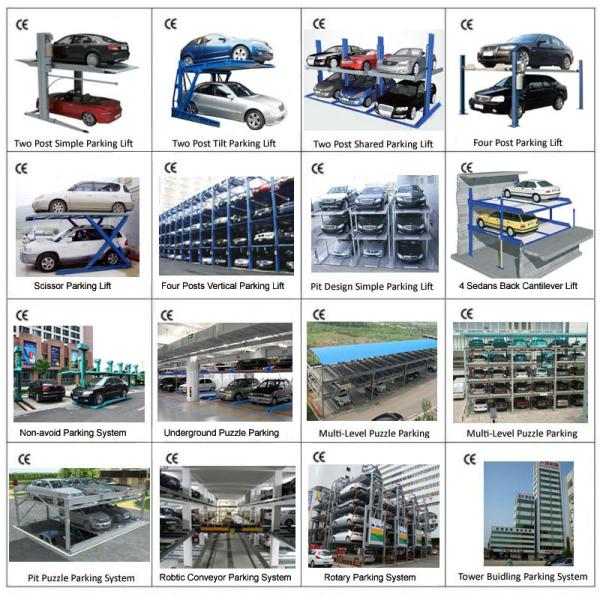 Scissor Parking Lift Double Car Parking System Factory Wholesale Price