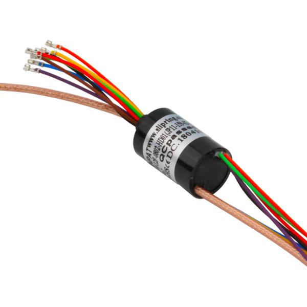 Signal vidéo miniature de Ring Transferring HD de glissement de joint tournant de la capsule HD