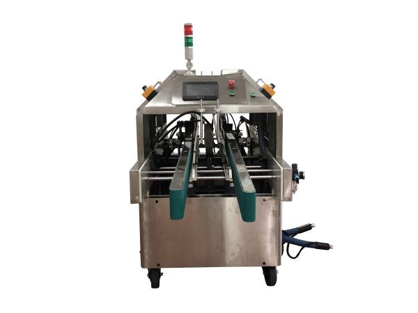 Semi Automatic 3.2KW Stainless Steel Psa Glue Sealing Machine For Makeup Boxes