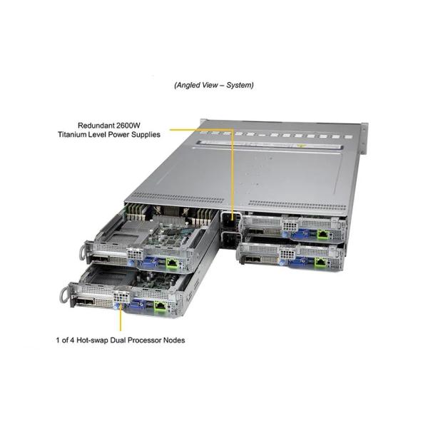 SYS-220BT-HNTR CPU Intel 6346 Processor and PM893/960G/2.5inch/SATA/1DWPD Hard Drive
