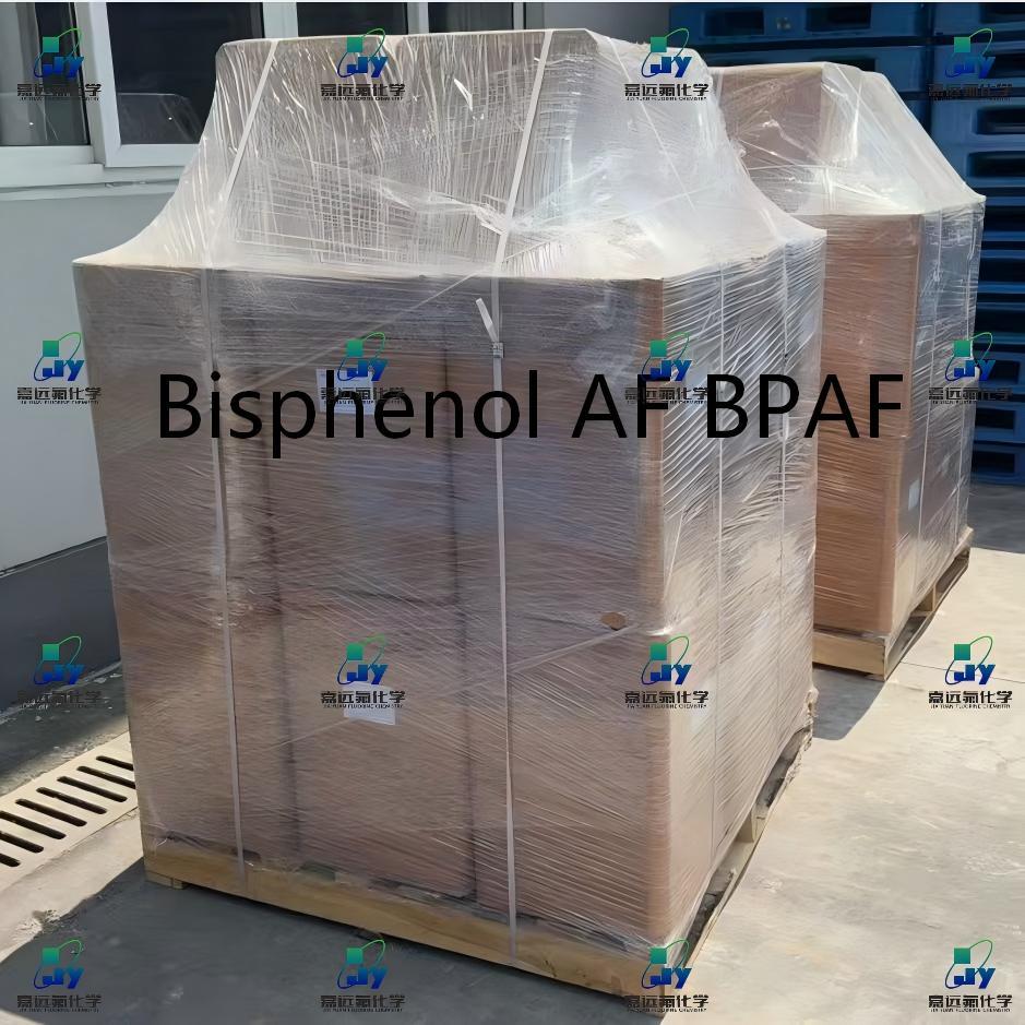 ≥99.5% Bisphenol AF BPAF C₁₅H₁₀F₆O₂ CAS 1478-61-1, for Fluoroelastomer Curative, Fluorinated Elastomers, and High-Performance Fluorinated Material Applications