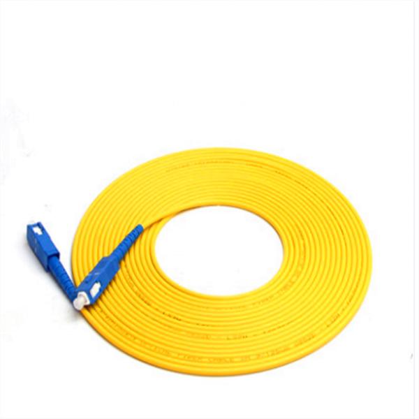 Optic equipment SC type fiber optic connector cable fiber optical patchcord for communications system