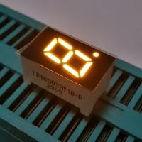 Couleur ambrée 7,62 mm Single Digit 7 Segment LED Affichage à l'anode commune