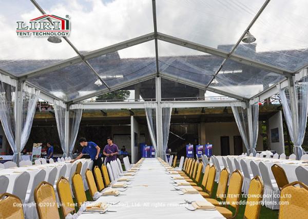 10M x 20M Outdoor  Transparent Roof Marquee Tent for 200 People Wedding Party Tents
