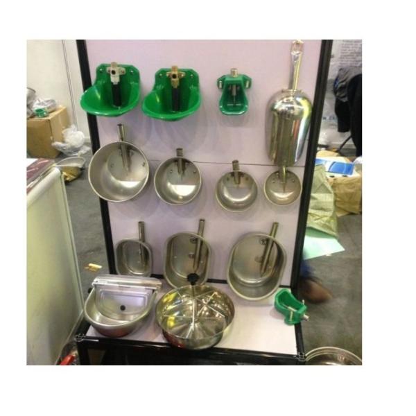 16 Inch Pig Drinking SS304 132mm Dog Float Water Bowl