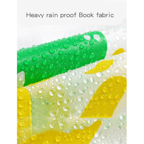 Kids Waterproof Raincoat, Children'S Raincoat Transparent Poncho, Students in school bag raincoat hooded animation