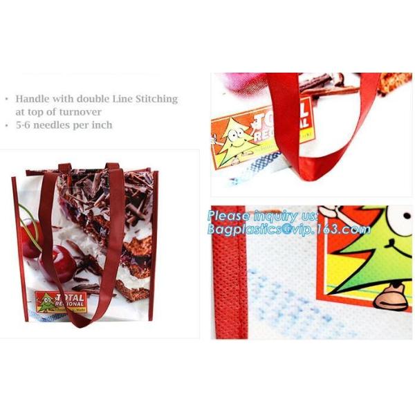 Shopping printing fabric insulated foldable bag, custom pp non woven bag tote bag, Wholesale Clothe Storage Non Woven Ba