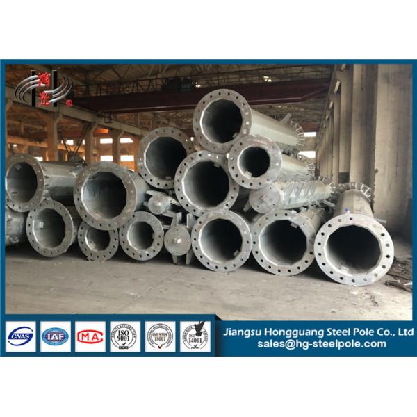 Анти- въедливый стальной электрический столб, стальное распределение опор линии