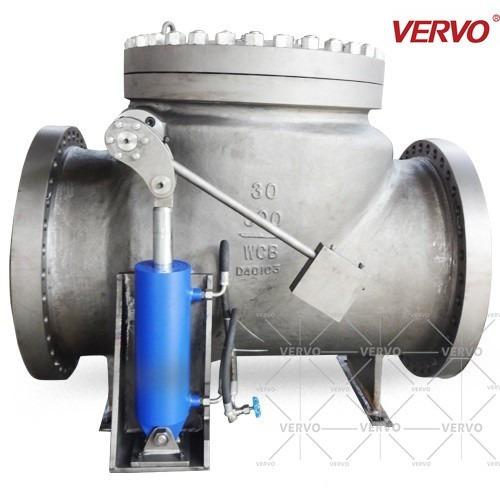 A válvula de verificação furada completa do estilo do balanço de Api6d aparafusou o cilindro 30 da capota DN750 Cl300 BS1868 ASME B16.34