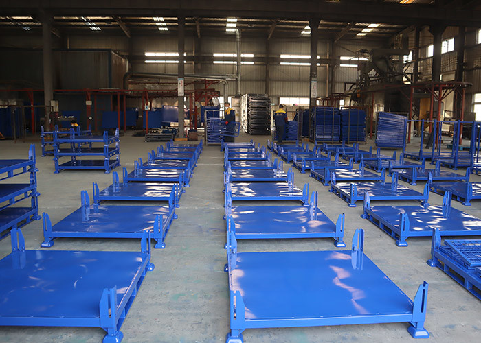 Stackable контейнер клетки Stillage стали металла с твердой нагрузкой стороны 1T-2T