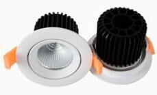 High Efficiency Recessed LED Downlights , COB 20 Watt Led Down Light
