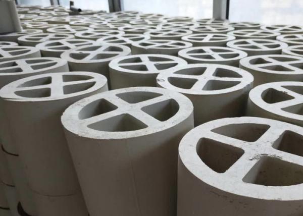 Ceramic Pall Ring Tower Packing Ceramic Random Packing In Adsorbing Columns