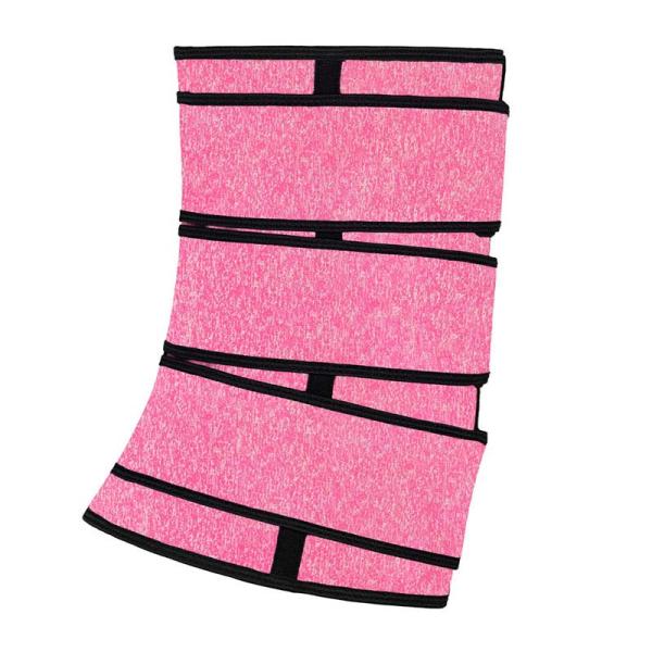 Розовый черный тренер талии крюка неопрена 4XL 5XL 3 нейлона с 3 поясами