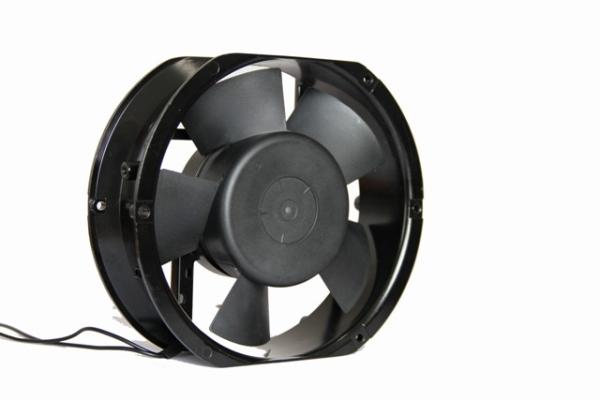 Exhaust Cooling 220V AC Brushless Fan , 7 Inch AC Radiator Fan Plastic Impellear
