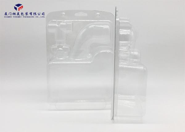 Clear Folded Plastic Retail Packaging Boxes For Shower Sprinkler 16.7X7X24.6cm