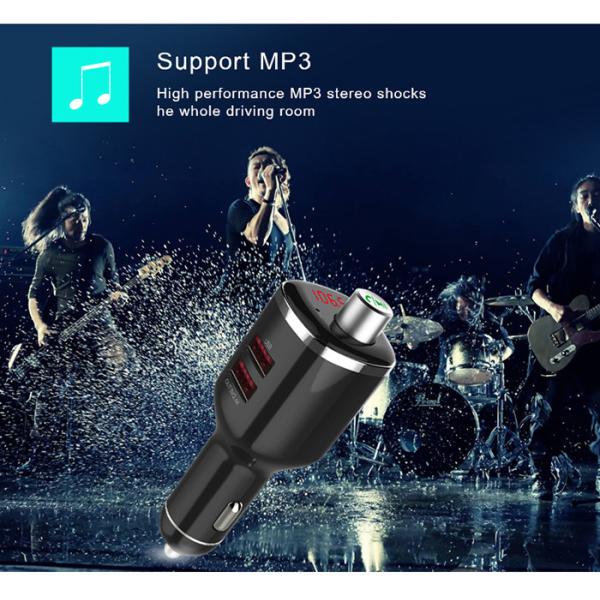 Car MP3 Player FM Transmitter Bluetooth Car Audio Adapter Automatic Power - Off Memory