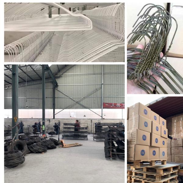 Precise Diameter Steel Wire Hangers Powder Coating For Laundry Factory