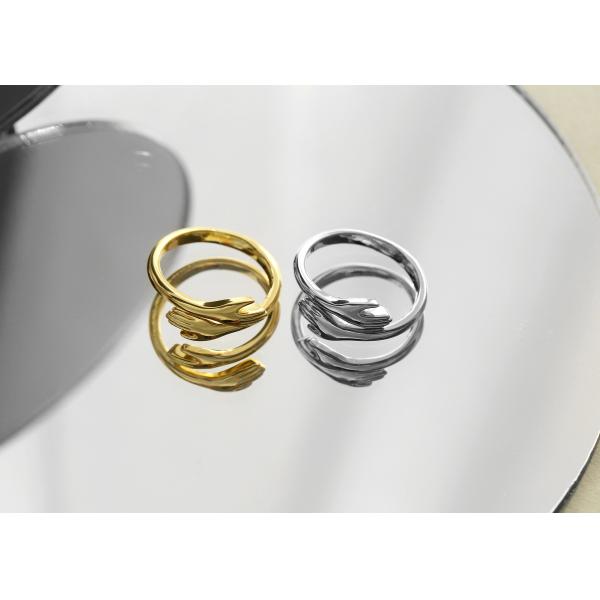 Обручальное кольцо самовлюбленности OEM регулируемых рук ювелирных изделий золота 24K творческих открытое