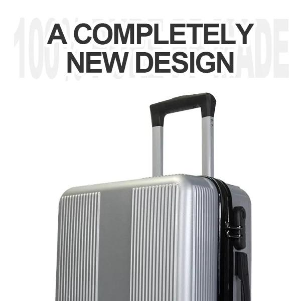 PP Aluminum Trolley Travel Luggage Sets Suitcase On Wheels 20 Inch Waterproof Hard Case