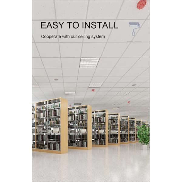 Белое лоснистое прокатанное доказательство дыма доказательства прессформы потолка PVC водоустойчивое