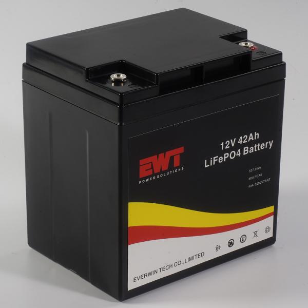 EWT Lifepo4 12V 42AH Bateria para armazenamento de energia doméstica