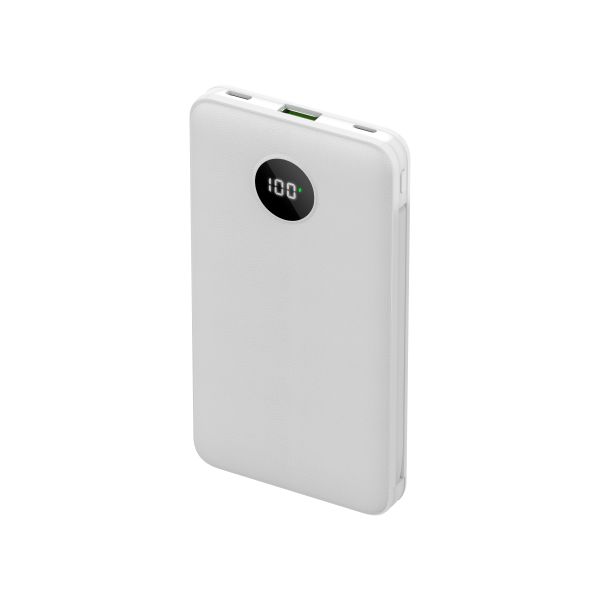 Besiter Portable 10000mAh Fast Charging Power Bank with LED Display and Cables