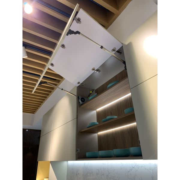 Modern Design Ready to Assemble L Shape Kitchen Cabinet with Eco-Friendly Material