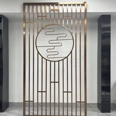 O laser 1250mm de aço inoxidável decorativo da separação da tela cortou o divisor de sala do metal do restaurante do hotel
