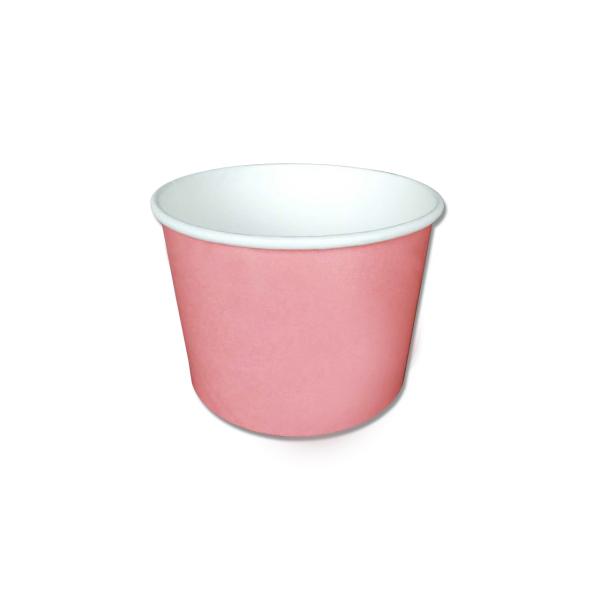 Bulk Double Sides Cute Paper Ice Cream Cups PE Coated Water Insulating Large Size