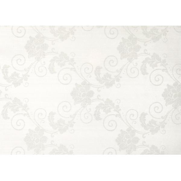 Sliver Floral Pattern Modern Removable Wallpaper for Living Room