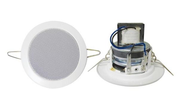 Commercial 20KHz 100V Ceiling PA System Speakers 3W - 6W